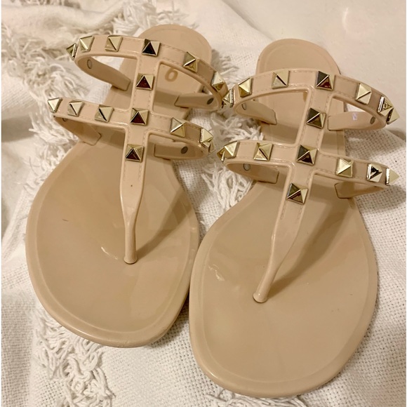 Mix No. 6 Studded Flat Thong Sandals - Picture 3 of 3